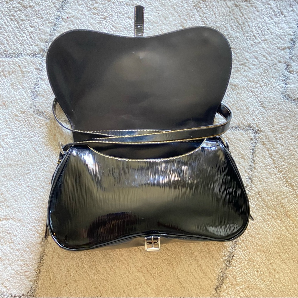 Sold!!🕴PRADA Glossy leather sachet bag 💯 Unisex - Picture 7 of 17